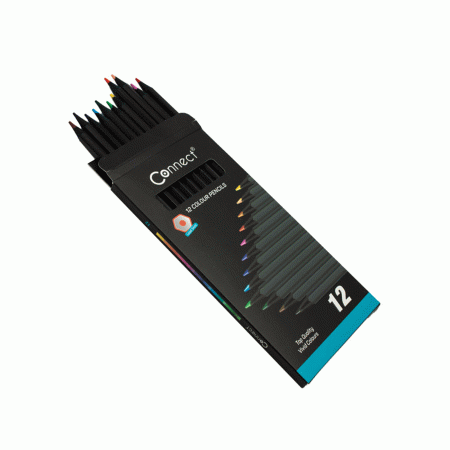 Drvene boje Connect 12 kom Black crno drvo 1092664