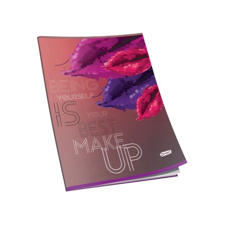 Bilježnica A4 Meki uvez CRTE Connect sjaj+glitter 10678