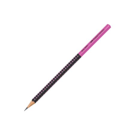 Olovka grafitna HB Faber Castell Grip Two Tone Rozo Crna 99647