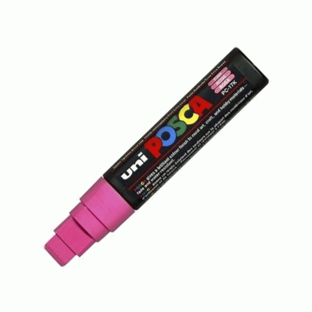 Posca marker pc 17k široki 15 mm Pink rozi Uni 1091031