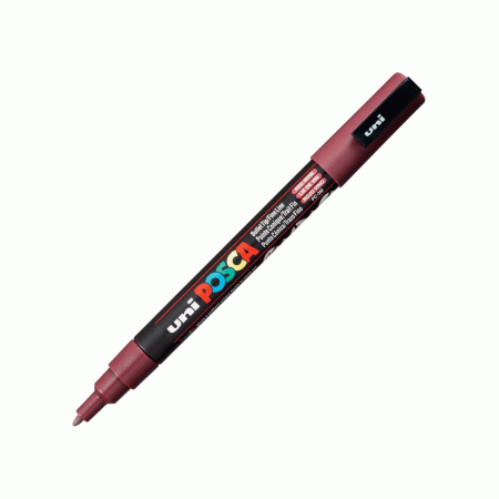Posca marker pc-3M debljine 0,9-1,3mm Crveni boja vina 1091197
