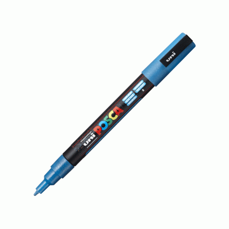 Posca marker pc-3M debljine 0,9-1,3mm Glitter Svjetlo Plavi 1091140