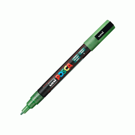 Posca marker pc-3M debljine 0,9-1,3mm Glitter Zeleni 1091141