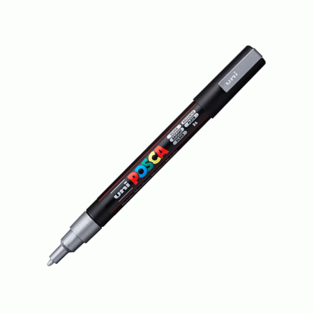 Posca marker pc-3M debljine 0,9-1,3mm Srebrni 1091124