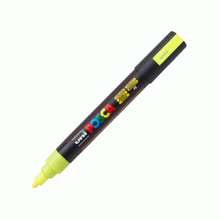 Posca marker pc-5M debljine 1,8-2,5 mm Žuti fluorescentni 1091054