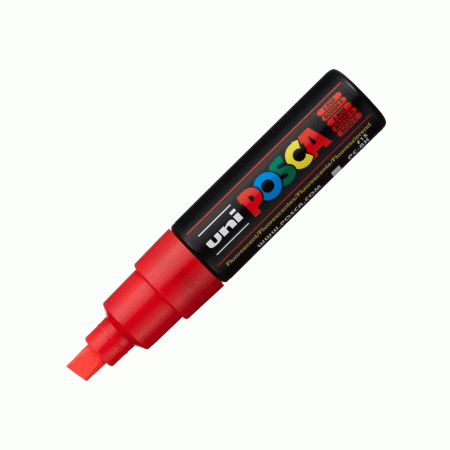 Posca marker pc-8M debljine 8 mm Crveni fluorescentni 1091072