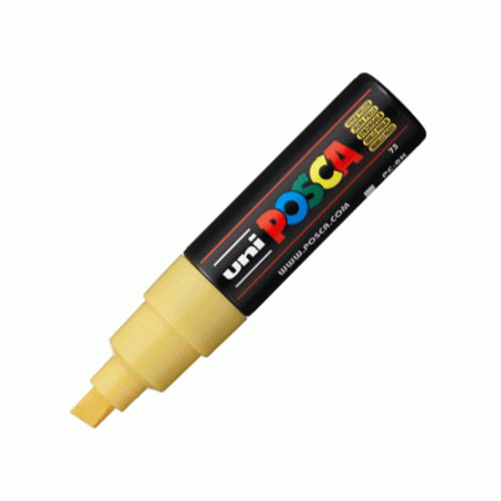 Posca marker pc-8M debljine 8 mm Slamnato Žuti 1091088