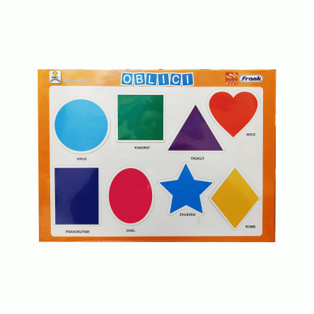 Puzzle umetaljke Oblici Frank 1090688
