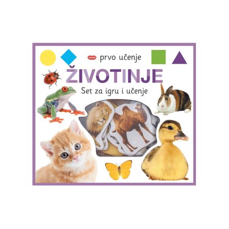 Edukativna slikovnica s umetaljkama Prvo učenje Životinje 94231