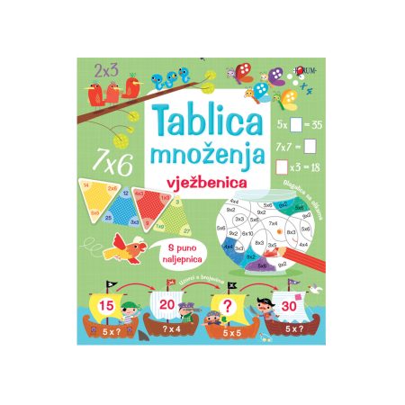 Tablica množenja Vježbenica s naljepnicama 91193