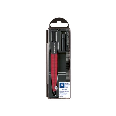Šestar školski Staedtler + mine metalik crveni 954065