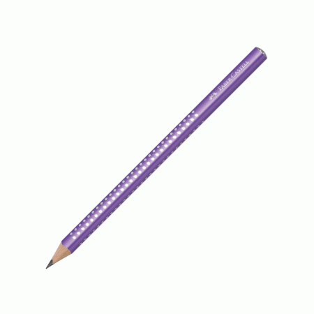 Olovka grafitna Faber Castel B Jumbo debela Sparkle Lila 1094163