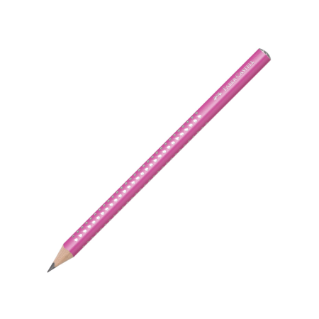 Olovka grafitna Faber Castel B Jumbo debela Sparkle pearl roza 1094164