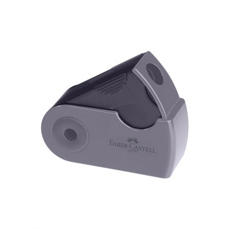 Šiljilo Faber Castell PVC jedna rupa Sleeve Mini sivo 99949b