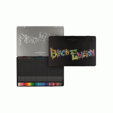 Drvene boje Faber Castell Black Edition 36 kom metalna kutija 1092444