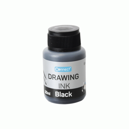 Tuš za crtanje Connect crni 30 ml 02777