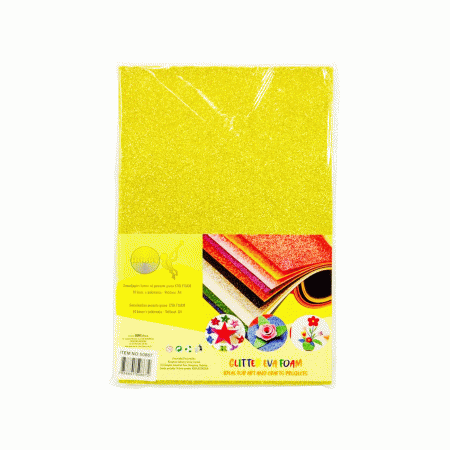 Listovi od pjenaste gume Glitter Eva Foam zlatni 1093167