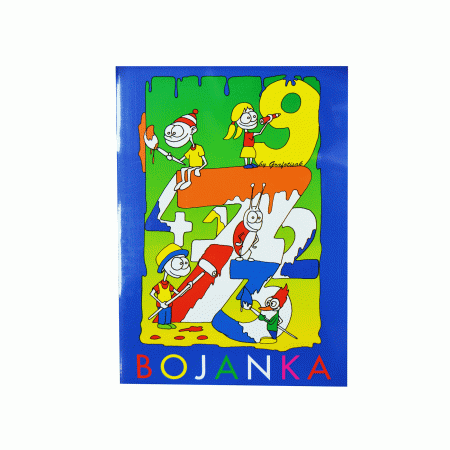 Vježbenica i bojanka Bojam i učim brojeve 03548