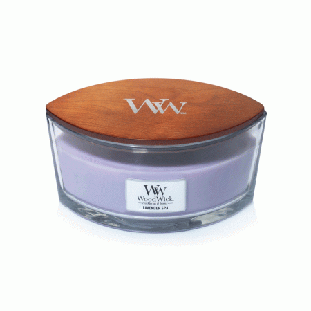 Woodwick svijeća mirisna Lavender Spa Ellipse 1091512