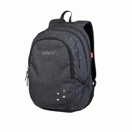 Ruksak školski Target 3 zip Duel Charocal Denim 1093371
