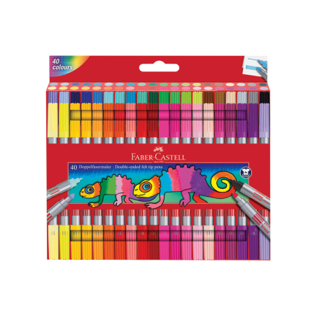 Flomasteri Faber Castell obostrani 40 boja 1092765