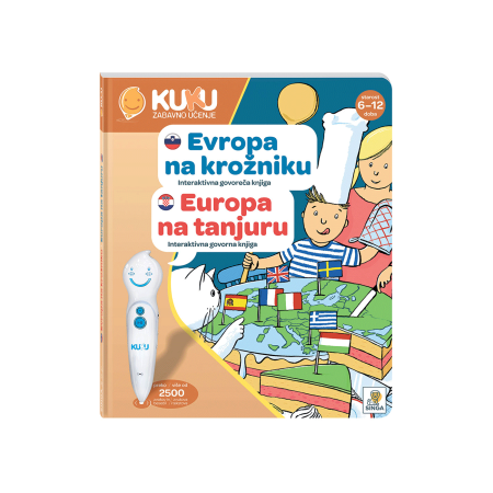KuKu Interaktivna knjiga Europa na tanjuru( BEZ OLOVKE ) 1093742