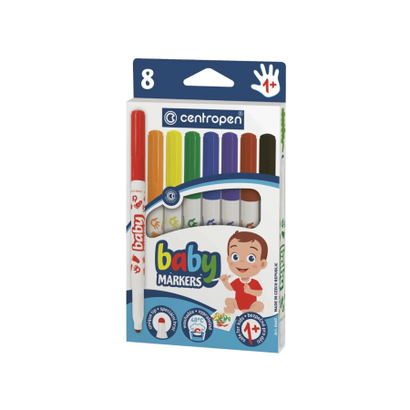 Flomasteri Baby Jumbo set 8 kom Centropen Markers 1094408