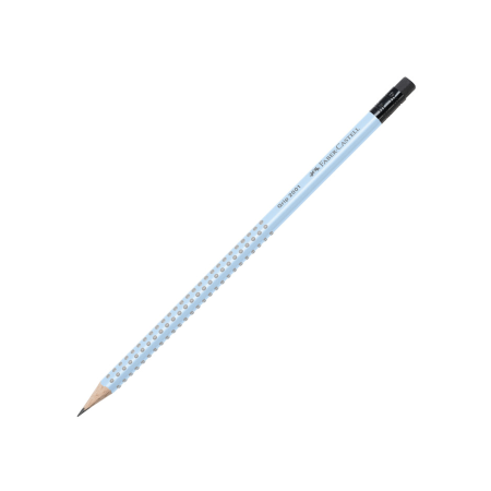Olovka grafitna Faber Castell B Grip Sky Blue s gumicom 1094178