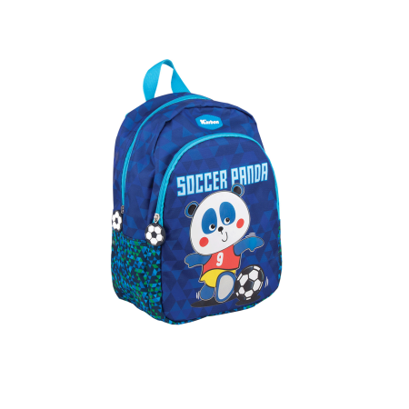 Ruksak mali vrtićki Karbon Soccer Panda 1094318