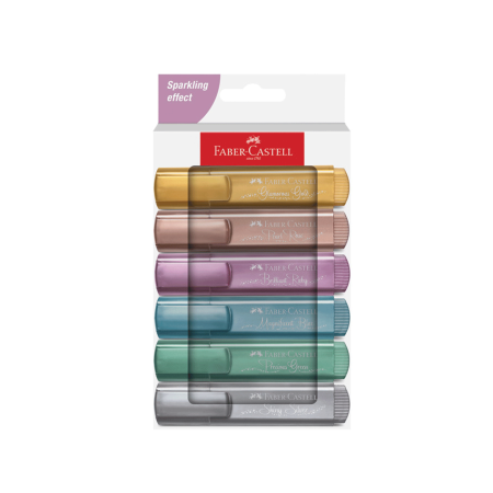 Markeri Signir Faber Castell 1-5 mm 6 boja Metalic 1094644