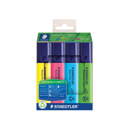 Signir Marker Staedtler 1-5 mm Classic reciklirani 4 boje set 1094701