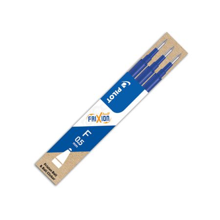ULOŽAK ZA ROLER BLS-FR5-S3 promjer kuglice: 0,5 mm; širina ispisa: 0,25 mm; za roler Frixion ball BL-FR5 i Frixion ball clicker BLRT-FR5; set od 3 komada Boja: plava Barcode: 4902505422850