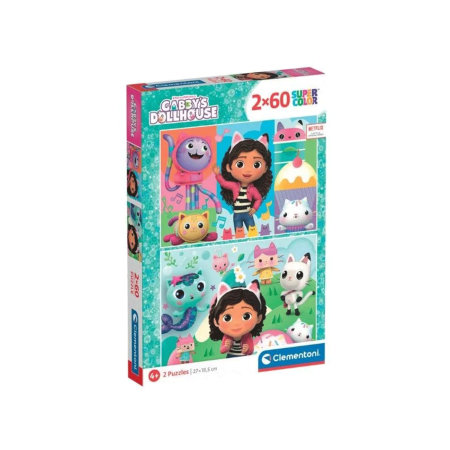 Puzzle Gabby's Dollhouse 2 x 60 kom Clementoni 1095383