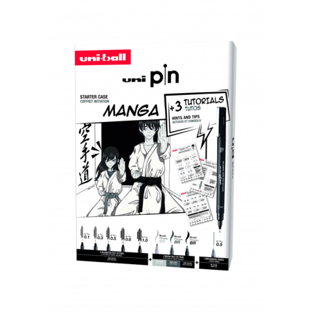 Uni Pin tanki markeri Poklon set Manga + tutorijal 1095495