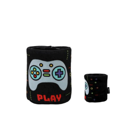 Čaša za olovke plišana Let's Play crna iTotal 1095919