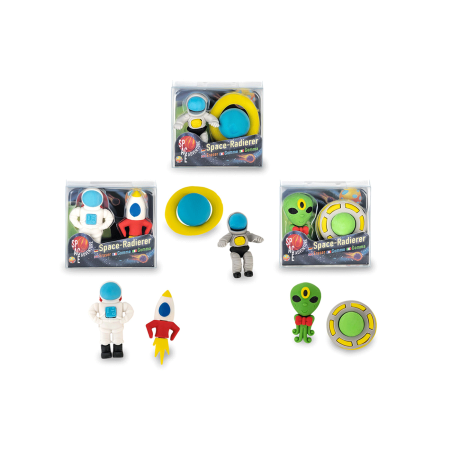 Gumica za brisanje Space adventure 2 kom Trendhaus 1096239