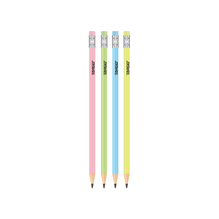 Olovka grafitna Target HB trokutasta Pastelne boje s gumicom 1096299