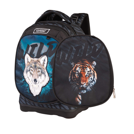 Ruksak školski anatomski Target Superlight 2 face Wild Vuk i Tigar 1096503