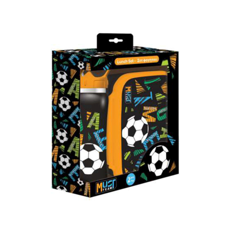 Boca za vodu metalna 500 ml i kutija za užinu set Game On 1096697