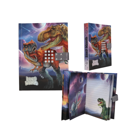 Dnevnik s tajnim kodom Dino World 1096644