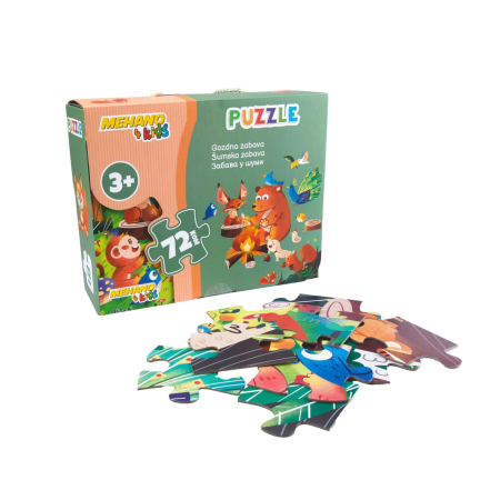 Puzzle Jumbo Šumska zabava Mehano 72 kom 1095807