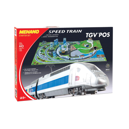 Vlak Garnitura TGV POS T111 s maketom Mehano 1097520