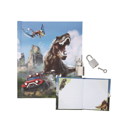Dnevnik s lokotom Dino World 1097823